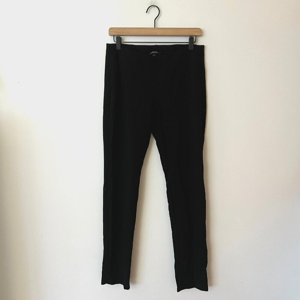 Eileen Fisher Black Skinny Pull On Trouser Pants Women's Size Small